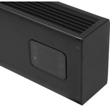 Vue détaillée d''un radiateur avec éléments de commande