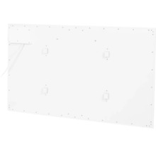 Arrière d''un panneau chauffant avec boîte de connexion et supports