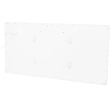 Arrière d''un radiateur infrarouge avec matériel de fixation