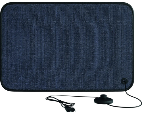 Elektrische Fussbodenheizung mit Textiloberfläche und Schalter