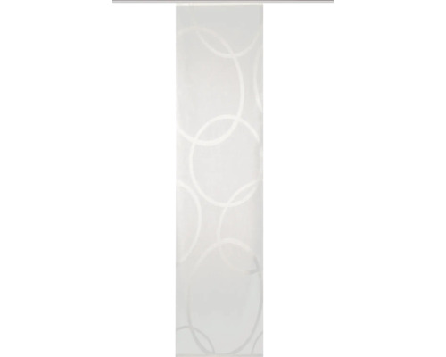 Panneau coulissant avec motif de cercles pour fenêtres