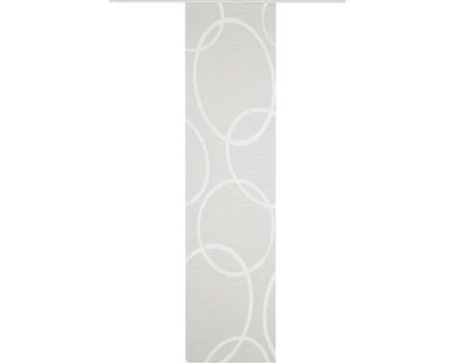 Panneau coulissant avec motif d''anneaux pour la décoration de fenêtre