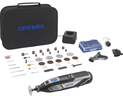 Outil multifonctions sans fil Dremel 8240 avec 3 embouts et 45 accessoires