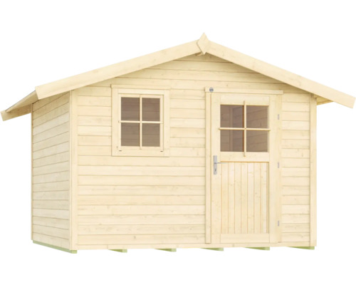 Abri de jardin avec fenêtre et porte