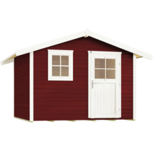 Gartenhaus weka 123 Gr. 4 inkl. Fußboden 380 x 274 cm schwedenrot