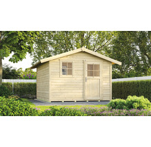 Gartenhaus aus Holz mit Fenster und Tür