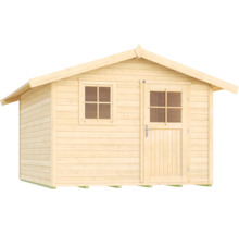 Gartenhaus aus Holz mit Fenster und Tür