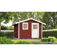 Gartenhaus weka 123 Gr. 5 inkl. Fußboden 380 x 324 cm schwedenrot