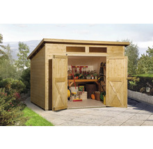 Gartenhaus weka 325 A Gr. 1 inkl. Fußboden 278 x 237 cm lasiert