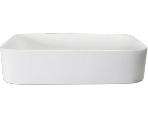 Bol carré en céramique blanche