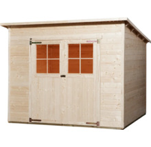 Gartenhaus weka 325 Gr. 4 inkl. Fußboden 301 x 301 cm natur