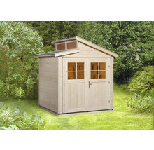 Gartenhaus weka 226 Gr. 1 inkl. Fußboden 237 x 231 cm natur