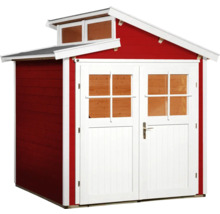 Gartenhaus weka 226 Gr. 1 inkl. Fußboden 237 x 231 cm rot