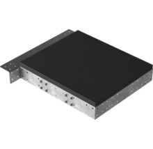 Metalltreppe mit Gummibelag