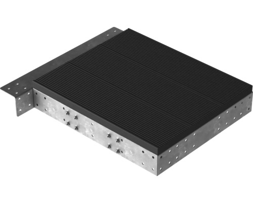 Metalltreppe mit Gummibelag