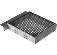 Avaloir de sol métallique avec grille