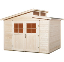Gartenhaus weka 226 Gr. 3 inkl. Fußboden 327 x 231 cm natur