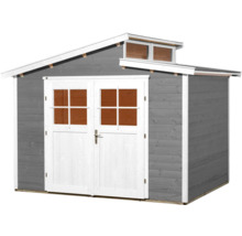 Gartenhaus weka 226 Gr. 3 inkl. Fußboden 327 x 231 cm grau