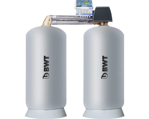 Système d'eau douce industriel BWT unité pendulaire Rondomat Duo 10 DN50 11181 Système de surpression avec deux réservoirs et unité de commande
