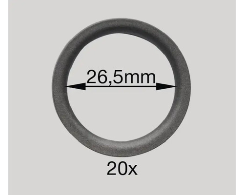 20 joints d''étanchéité d''un diamètre de 26,5 millimètres