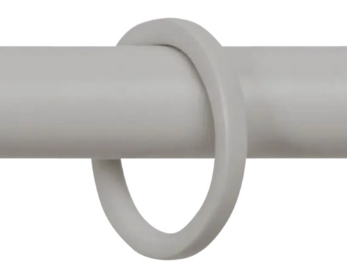 Anneau de rideau avec crochet pour Cosy warm gray Ø 16/19 mm 10 pces Anneau de rideau sur une tringle à rideaux