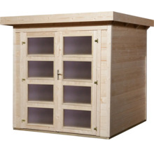 Gartenhaus weka 321 Gr. 3 inkl. Fußboden 256 x 293 cm natur