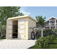 Gartenhaus weka 321 Gr. 5 inkl. Fußboden 301 x 293 cm natur
