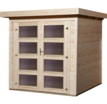 Gartenhaus weka 321 Gr. 5 inkl. Fußboden 301 x 293 cm natur