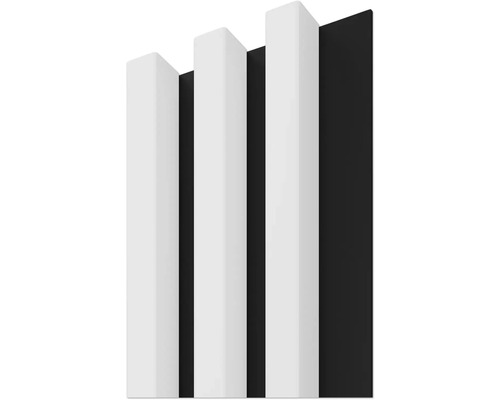 Panneau décoratif blanc noir 30x150x2650 mm Panneau décoratif blanc noir 30x150x2650 mm