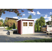 Gartenhaus weka 227 Gr. 1 inkl. Fußboden 229 x 253 cm schwedenrot
