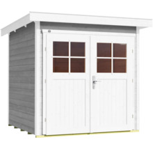 Gartenhaus weka 227 Gr. 1 inkl. Fußboden 229 x 253 cm grau