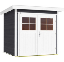 Gartenhaus weka 227 Gr. 1 inkl. Fußboden 229 x 253 cm anthrazit