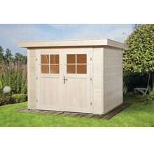 Gartenhaus weka 227 Gr. 2 inkl. Fußboden 259 x 284 cm natur