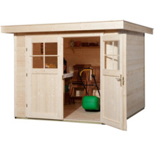 Gartenhaus weka 227 Gr. 2 inkl. Fußboden 259 x 284 cm natur