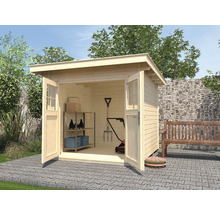 Gartenhaus weka 179 Gr. 2 inkl. Fußboden 280 x 314 cm natur