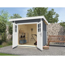 Gartenhaus weka 179 Gr. 2 inkl. Fußboden 280 x 314 cm grau