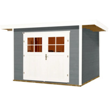 Gartenhaus weka 179 Gr. 2 inkl. Fußboden 280 x 314 cm grau