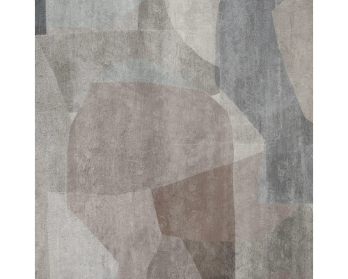 Papier peint intissé 27281-HOR Abstract Concrete bleu gris Carreau mural décoratif avec motif abstrait