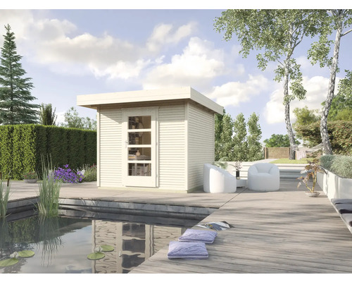 Abri de jardin weka abri design 172 T. 1 avec plancher 249 x 284 cm nature Abri de jardin weka abri design 172 T. 1 avec plancher 249 x 284 cm nature