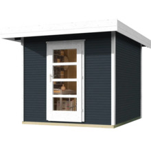 Gartenhaus weka Designhaus 172 Gr. 1 inkl. Fußboden 249 x 284 cm anthrazit