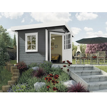 Gartenhaus weka Designhaus 213 Gr. 1 inkl. Fußboden 278 x 278 cm anthrazit