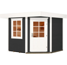 Gartenhaus weka Designhaus 213 Gr. 1 inkl. Fußboden 278 x 278 cm anthrazit