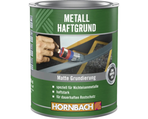 Primaire d'accrochage pour métal HORNBACH mate 750 ml Primaire d''adhérence pour métaux en pot de Hornbach
