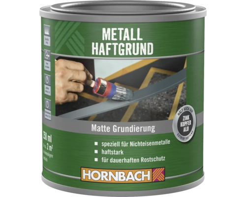 Primaire d'accrochage pour métal HORNBACH mate 250 ml Primaire d''adhérence pour métaux en boîte de 250 ml de Hornbach