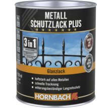 Peinture de protection du métal Plus HORNBACH gris signalisation brillant 750 ml