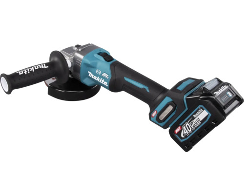 Makita Akku-Winkelschleifer mit Zusatzhandgriff und Akku