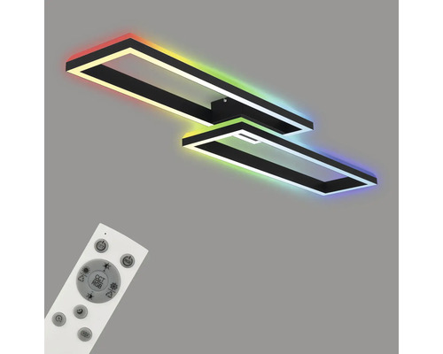 Rechteckige LED-Deckenleuchte mit Fernbedienung zur Steuerung der Lichtfarben