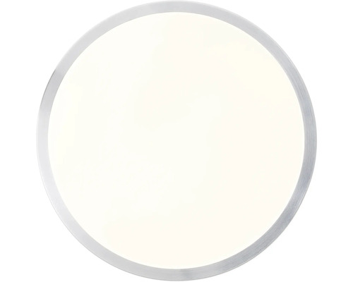 Runde Deckenleuchte mit Metalleinfassung