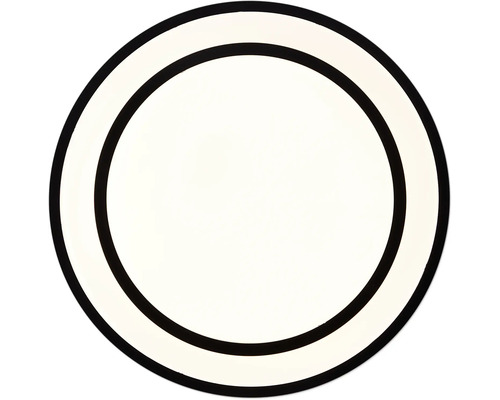 Runde Deckenleuchte mit doppelter Umrandung