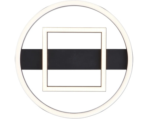 LED-Deckenleuchte mit runder und quadratischer Form